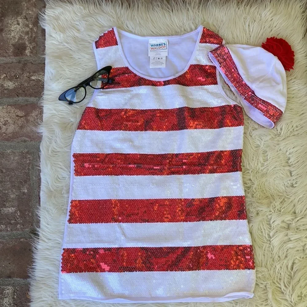 EUC Spirits Wenda Where’s Waldo ? Adult Size S - Picture 2 of 8